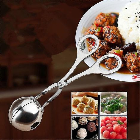 Moule à boulettes de viande, de porc, de poisson et de riz, ustensile de cuisine en acier inoxydable (1/5)
