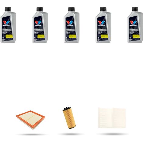 Kit tagliando 3 FILTRI e 5L OLIO compatibile con Bmw seie 2 (F45,F46) 220 I 131kw dal 2020 (1/5)