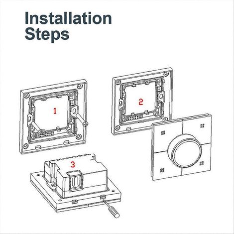 Tuya Zigbee Smart Dimmer Switch Drehknopf-Bedienfeld Heimautomatisierungsanwendung (1/5)