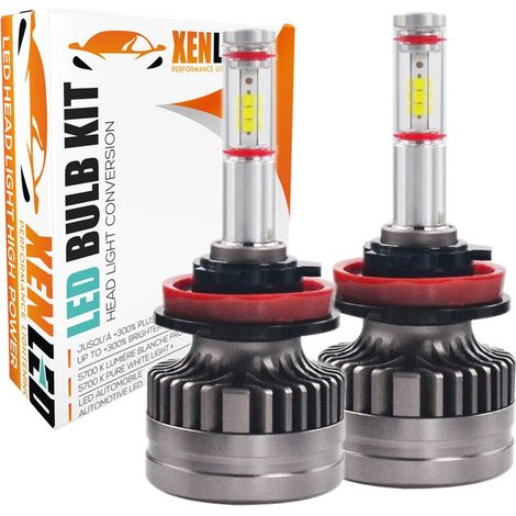 Kit Ampoules LED H8 H9 H11 XS9 60W 5200Lms Premium LED Pro - Design Lentille (1/5)