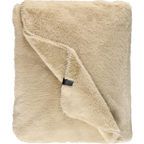 SCHÖNER WOHNEN Wohndecke ELEGANCE - 1 Stück 130x170 cm, Beige
