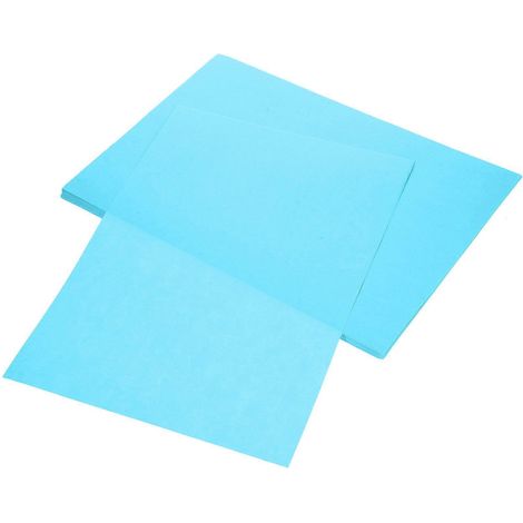 100 feuilles de papier vierge A4 imprimable recto verso pour imprimante, papier pour loisirs créatifs et bricolage.-29.70X21.00X0.10CM-Blue (1/3)