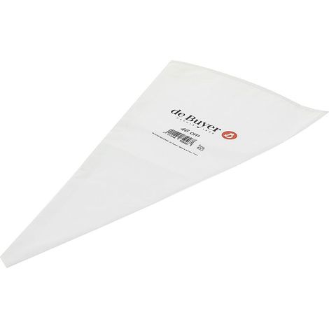 De Buyer Pasticceria sac a Poche in Cotone e Nylon Professionale cm. 46 4859.46, siliconato, Bianco (1/2)