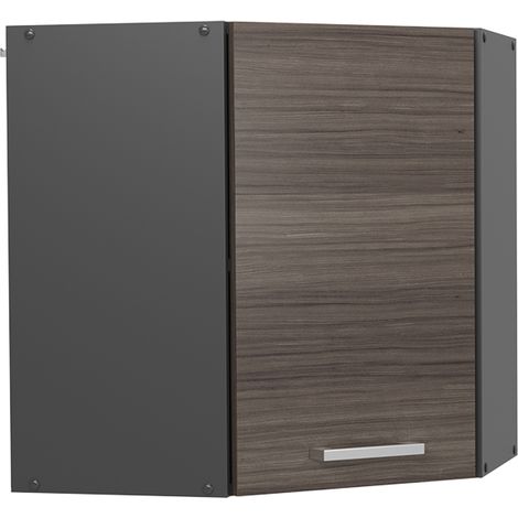 Mobile angolare da cucina R-Line, Grigio nobile, 57 cm, Vicco