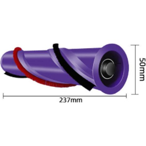 Ersatzteil - Bürstenrolle, Aufsatz 237 x 50 mm - - DYSON