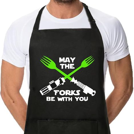 Tablier Humoristique « May the Forks Be With You »