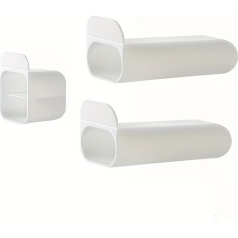 Lot de 3 organiseurs de stylos de bureau, trousse à crayons, accessoires de bureau, rangements pour stylos, fournitures de bureau, blanc (1/5)