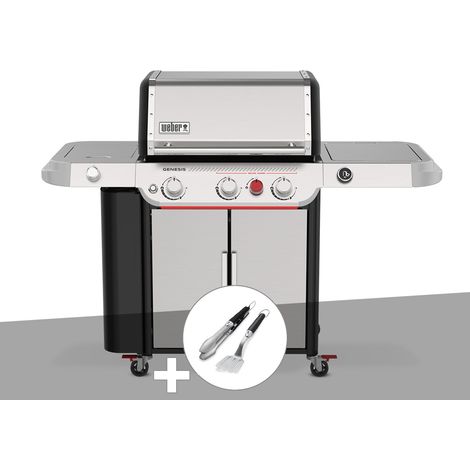 Barbecue gaz Genesis SP 335W + Kit ustensiles Premium 2 pièces - Weber