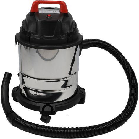 Aspirapolvere professionale ad alta potenza in acciaio inox, 1000W, 18L, portatile con ruote, ideale per la pulizia di saloni di bellezza e auto. (1/4)