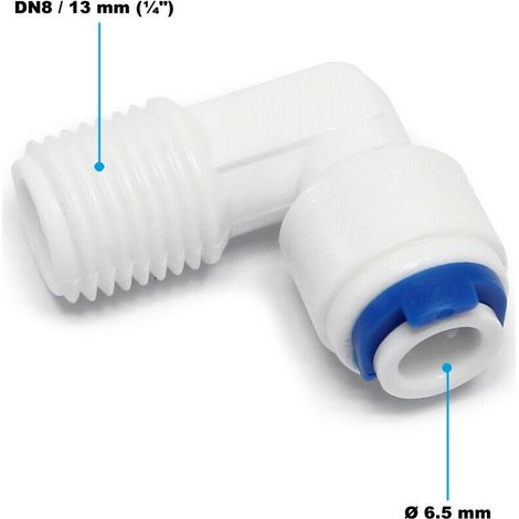 Conexión de manguera Jaco 1/8 pulgadas - 3,175 mm ag 90° 160002123