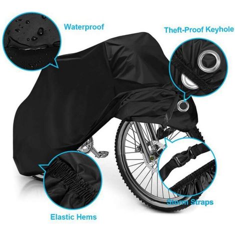 Housse de Vélo, Housse de Protection pour Vélo Imperméable Housse pour Vélo étanche Anti poussière Protection UV Housse de Pluie (1/5)