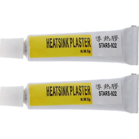 2 Stück Wärmeleitpaste für Silikon-Kühlkörper, 0,671 W/mK