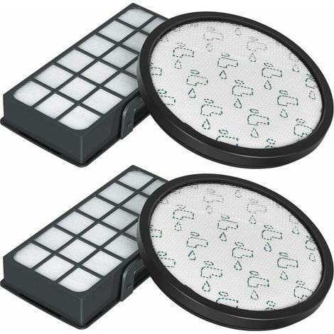 Filtres HEPA pour Rowenta X-Trem Power Cyclonic RO6984EA RO6941EA RO6963EA RO6921EA RO6971EA RO6993EA (Modèle RO69XX) Aspirateurs, Filtre de Rechange Accessoires ZR006001 (Lot de 2) (1/5)