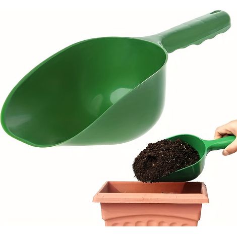 Grande bêche de jardin en plastique de 29 cm (11,4 pouces), outil écologique et durable pour les plantes en pot et les jardinières.-AquaForge (1/3)
