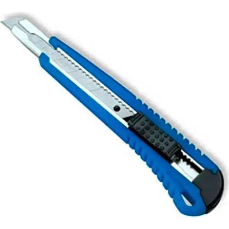 Cutter dahle basic cutter 9 mm lama in acciaio blocco automatico