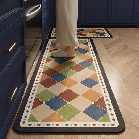 Alfombrilla de cocina impermeable y antideslizante de 40 × 60 cm. (1/4)