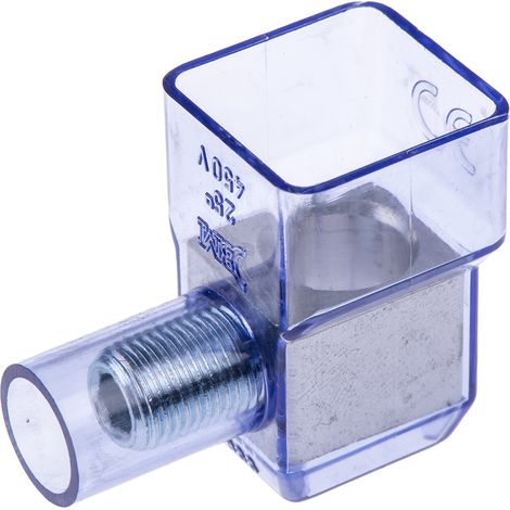 Bornier de raccordement RS PRO, 1 Pôle pôles , A visser ( Prix pour Paquet de 10 ) (1/2)