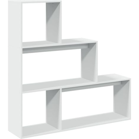 Maison Exclusive - Libreria Divisorio 3 Ripiani Bianca 123x29x123 cm in Truciolato