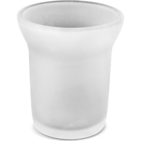 Ricambio vetro satinato bicchiere bagno- ricambi accessori bagno
