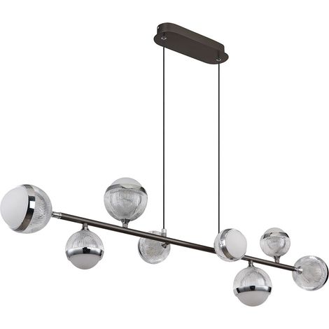 Globo - suspension - Untsy - nickel - métal - grande lampe de (1/5)