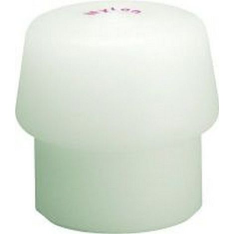 Testa di martello semplice, diametro testa 60 mm, nylon bianco duro