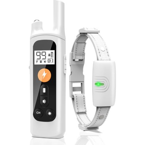 Collar de adiestramiento eléctrico para perros de 27 a 45 kg con mando a distancia, alcance de 890 m, 4 modos, resistente al agua, recargable, apto para todas las razas - OTROS (1/4)