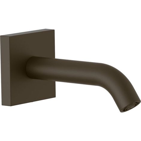 TRES 21018107KMB COMPLEMENTOS DE GRIFERÍA Caño Fijo De Pared Color Negro Bronce - ref: 21018107KMB