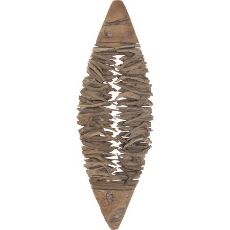 Lampara Aplique Raiz De Teca Reciclada 49X10X140 (1/2)
