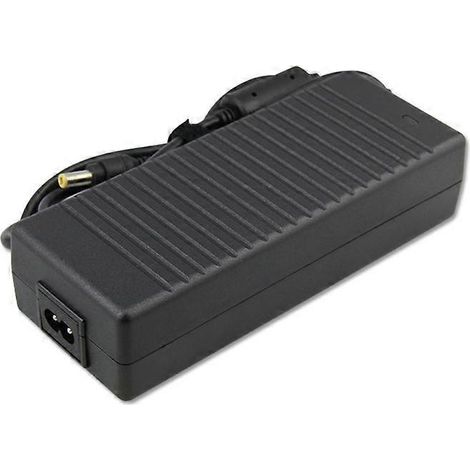 Adaptateur secteur compatible 135 W 19 V 7,1 A, prise : 5,5 mm/2,5 mm, cordon d'alimentation standard européen inclus. (1/5)