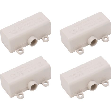 Lot de 4 connecteurs répartiteurs ZK 516, 1 vers 5, 1000 V, 80 A, conducteur en laiton, bornier en ligne haute puissance pour plafonnier (1/5)