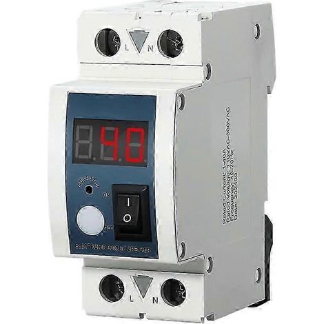 Disjoncteur limiteur de courant isolé réglable 40 A PA66 (1/5)