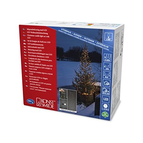 Konstsmide LED Albero cappotto con Globes, Plastica, Nero (1/4)