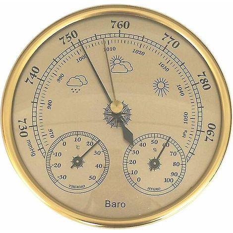 Barometer, Thermometer und Hygrometer in einem