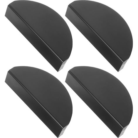 Poignées de tiroir demi-lune noires 64 mm, lot 4 (1/5)