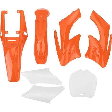 Kit di carenatura in plastica antiurto da 7 pezzi, parafango di ricambio per moto Apollo Orion Dirt Bike, cinese 2 tempi 47cc 49cc, arancione (1/5)