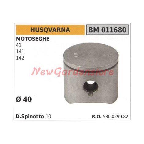 Kettensägenkolben 41 141 142 Ø 40mm HUSQVARNA 011680