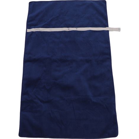 Couverture chauffante USB en fibre polyester, châle multifonction réglable chauffage rapide pour camping activités extérieures bleu marine (1/5)