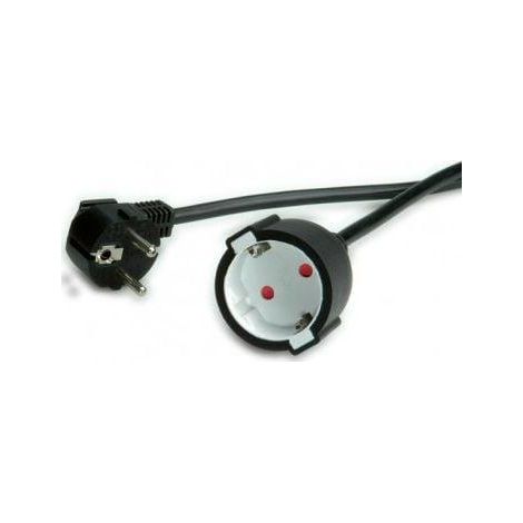 Value Stromkabel schwarz 10 Meter 230V 16A männlich weiblich