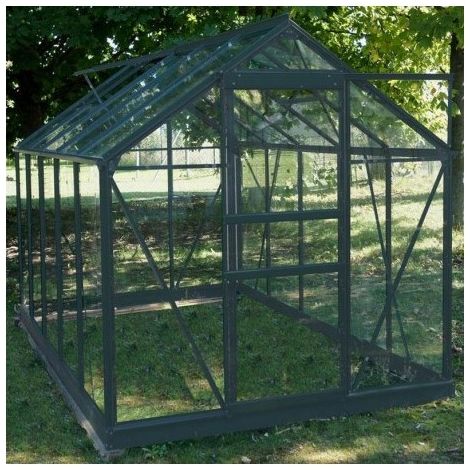 CHALET & JARDIN Serre verre - 5,77 m2 "Sekurit" grise