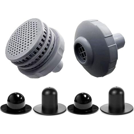 Lot de 6 raccords de filtre de piscine - 32 mm - Avec filetage intérieur à visser - Compatible avec la revitalisation de l'eau (1/5)