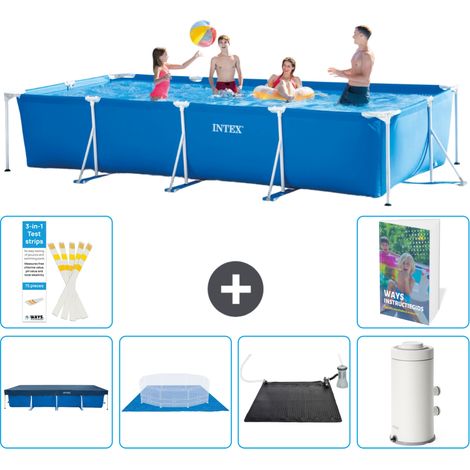 Rechteckiger Frame Pool - 450x220x84 cm - 7-teilig S92
