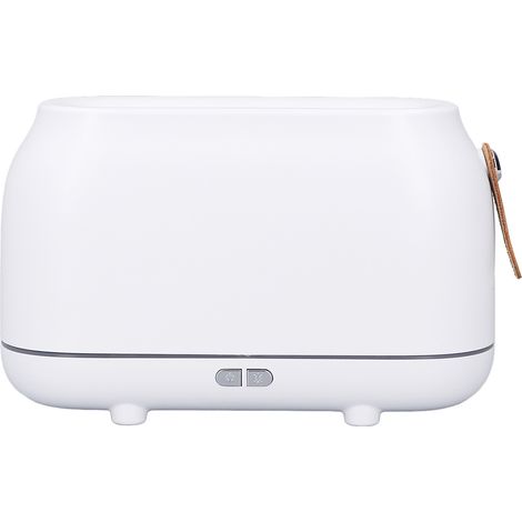 Diffuseur d'humidificateur à flamme 180 ml avec éclairage flamme USB, blanc, pour chambre ou bureau. (1/5)
