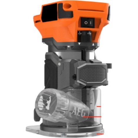 Tagliabordi AEG 18V Brushless - Senza batteria o caricatore - BOF18BL3-0