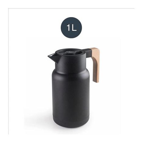 JARRA TERMO WOOD BLACK 1L