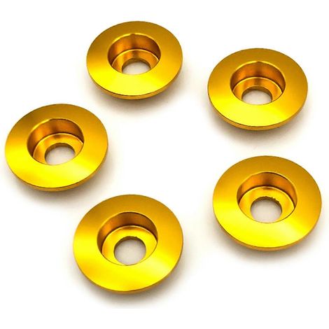 Kit de 5 joints de disque de frein moto à dissipation thermique efficace, accessoires moto pour CB150R, CB250R et CB300R, couleur or (1/5)
