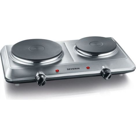 Plaque de Cuisson - Mobile Electrique SEVERIN - K1014 - 2 foyers en fonte - 2500W (1/4)