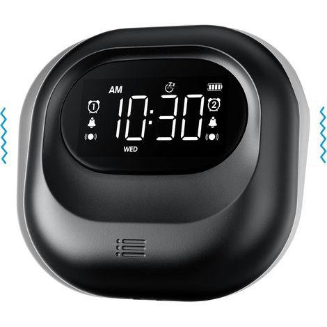 Réveil vibrant pour les dormeurs lourds à piles rechargeable sous oreiller (1/5)