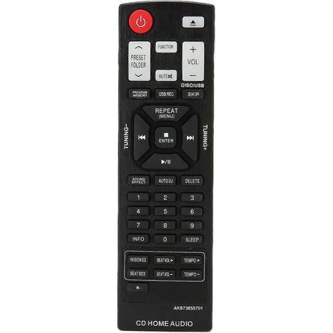 Ersatzfernbedienung, keine Programmierung erforderlich, für das LG Mini HiFi Heimkinosystem. (1/5)