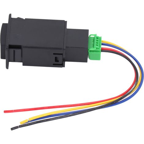 Interrupteur 12V 5 broches pour projecteur antibrouillard étanche IP67 avec câble intégré (1/5)