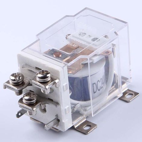 JQX-60F-1 60A Single Contact High Power Relay, 60A High Current Relay, 24V DC